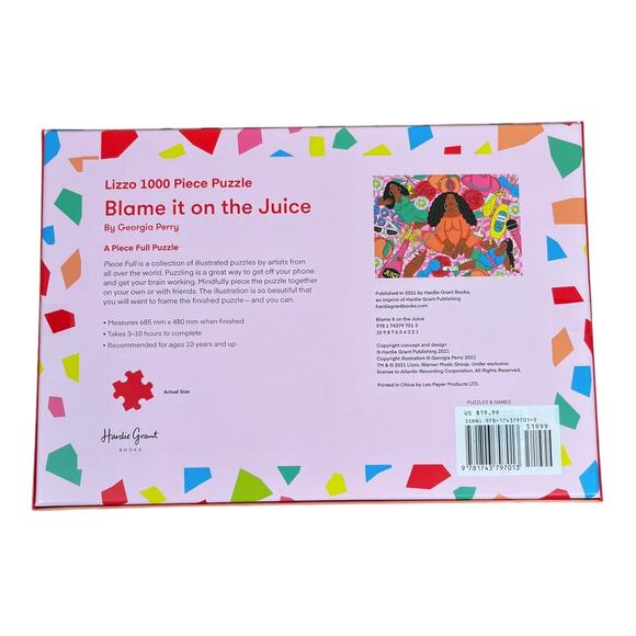 Blame it on the Juice: Lizzo 1000 Piece Puzzle - Picture 2 of 4